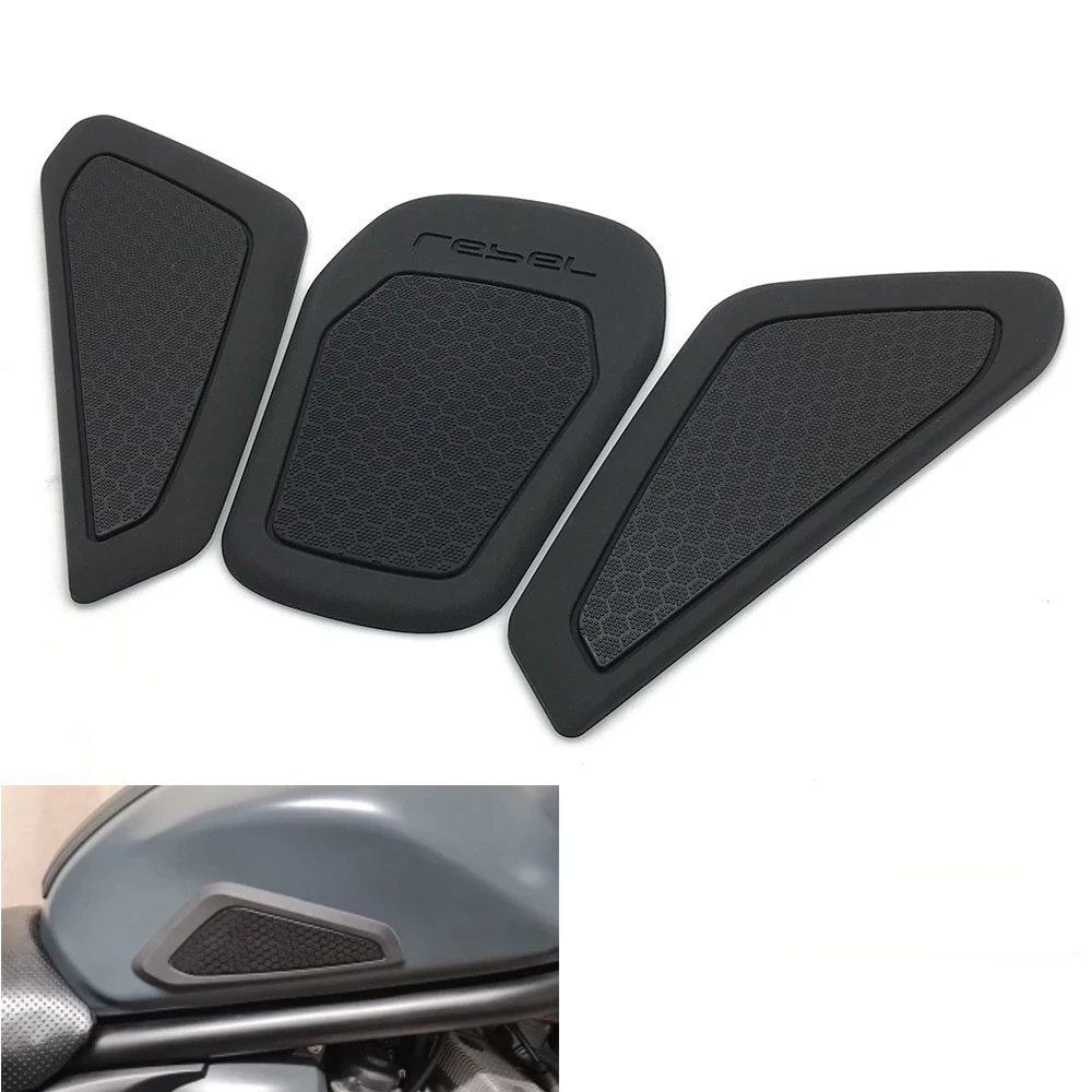 

For Honda Rebel CMX 1100 Rebel1100 CMX1100 CM1100 2021- Motorcycle Anti Slip Sticker Tank Traction Pad Side Knee Grip Protector