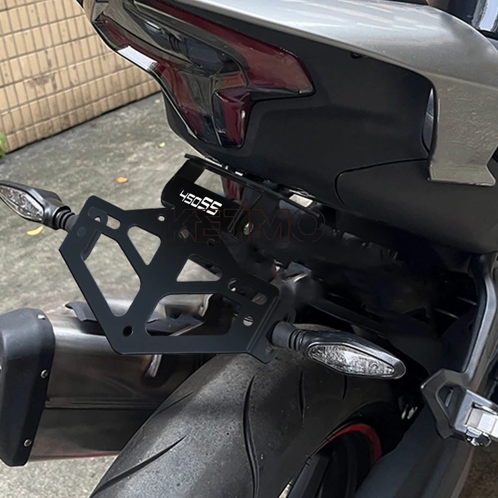 CFMOTO 250SR 300SR 450SR 450 SR SS NK 450NK 450 SRS 2023 2024용 번호판 홀더 LED 방향지시등 테일 티디 펜더