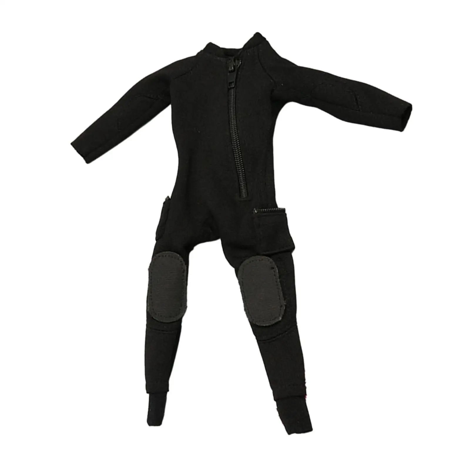 

1/6 Full Body Dive Wetsuit Handmade Surfing Suit Snorkeling Full Body Wetsuit for 12inch Action Doll Figure Dress up Accessory