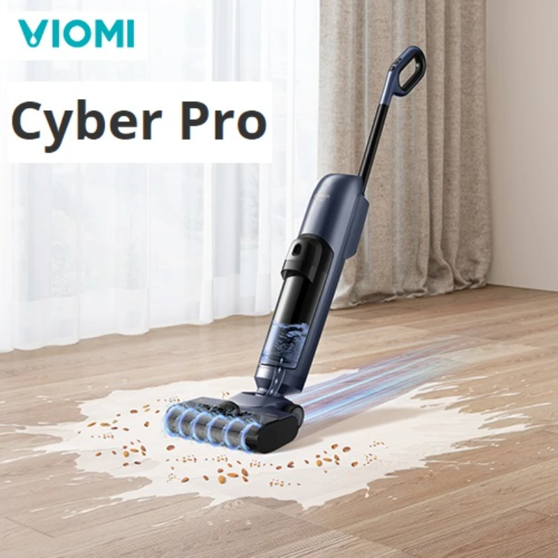 

Высококлассный беспроводной пылесос Viomi Cyber Pro 3 в 1 для сухой и влажной уборки, электролитическая стерилизация воды, автоматическая чистка и сушка