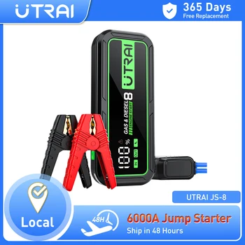UTRAI 20000mAh Auto Salto di Avviamento Accumulatori E Car Power Bank 6000A Auto Booster Dispositivo di Avviamento di Emergenza Auto Salto di Avvio per Benzina Diesel