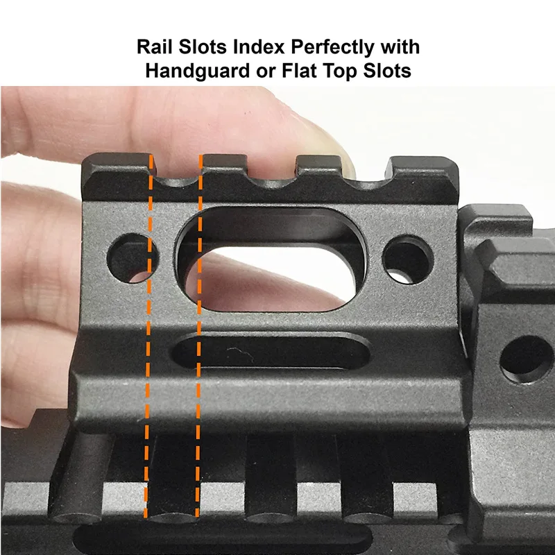 Riser Mount 1" Height Picatinny Aluminum Alloy Scope Base 20mm Rail
