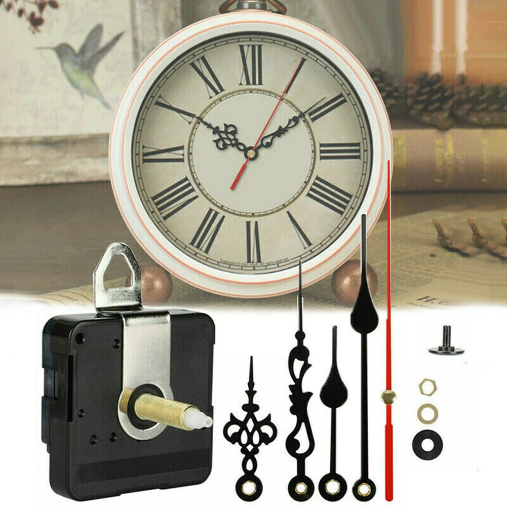 Pvc Diy Quartz Clock Movement Mechanism Hands Wall Repair Tool Parts