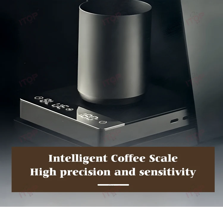 ITOP CG-64C Coffee Grinder with Bluetooth Scale 64mm Stainless Steel Burr Weighing Quantitative Grinder Espresso Grinder Miller 5
