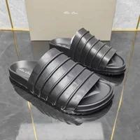 Rick shoes leather comfortable soft-soled indoor and outdoor slippers simple and high-end drag hand-customized. 1