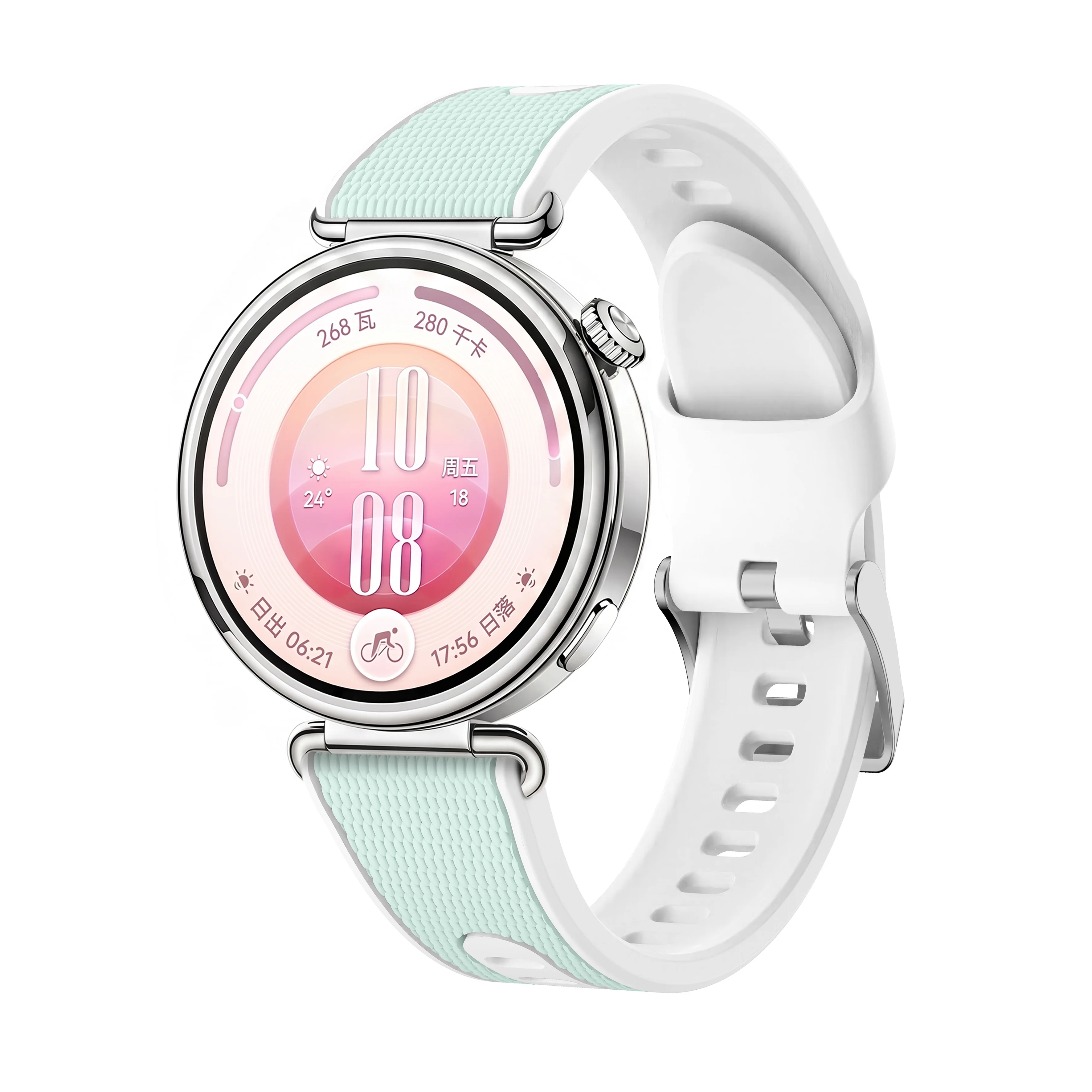 Premium Silicone Strap for 41mm Smartwatch - 18mm Wristband Bracelet Accessories