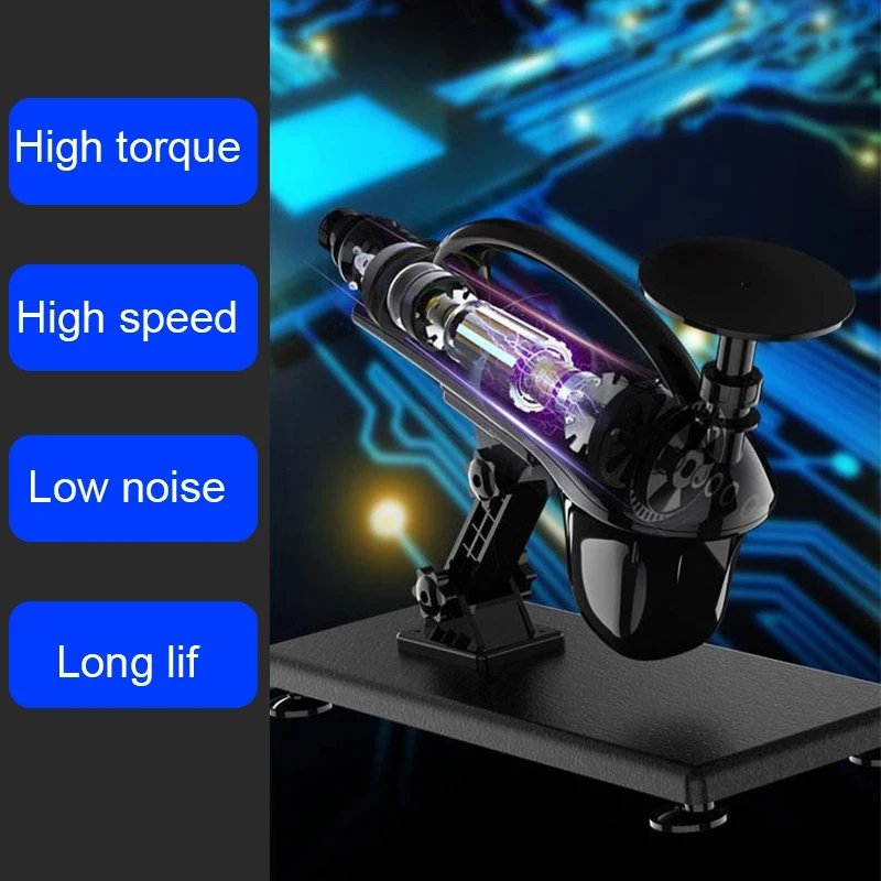 Automatic Telescopic Sex Machine for Man and Women 45mm Stroke 0-500rpm DIY Female Sex Toys