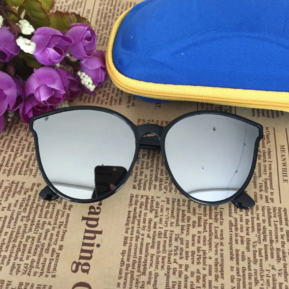 1pc Children Cat Eyes Sunglasses Square Glasses Kid Girl Boy Stylish Goggles Baby Student Eye Glasses Shades Party Eyewear Uv400