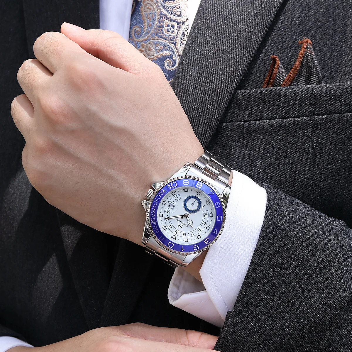 Men's Luxury Brand Business Sports Watches 2025 Male Fashion Unusual Quartz Steel Watch For Man WristWatch Gifts reloj hombre - 3