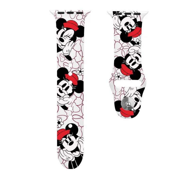 US Disney Parks限定☆Apple Watch用ストラップ BB8 Disney titch-Apple Watch用シリコンストラップ,5,44,40,41,38mm