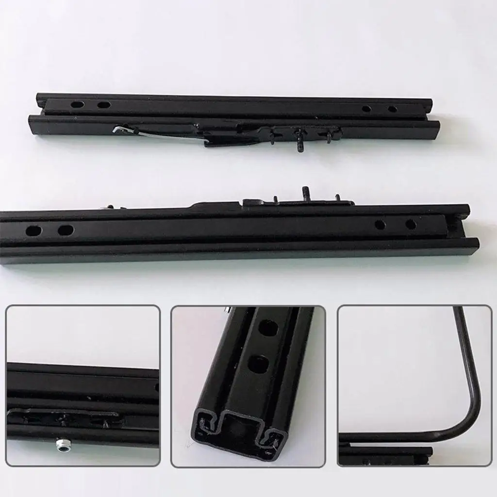 Seat Mounting Track Assembly Seat Double Lock Slider Car Accessories Car Seat Seatslider Universal Fit for RV Track