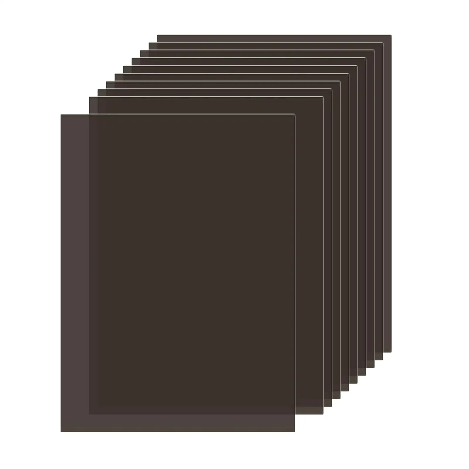 Clear PVC Sheets 10Pcs Clear Sheets for DIY Stencil Cutting Crafts