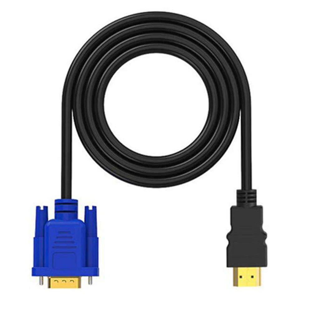 

Кабель видеоадаптера HD15 DSUB VGA, 1 шт., прочный и долговечный кабель передачи данных с высокой пропускной способностью, позолоченные разъемы