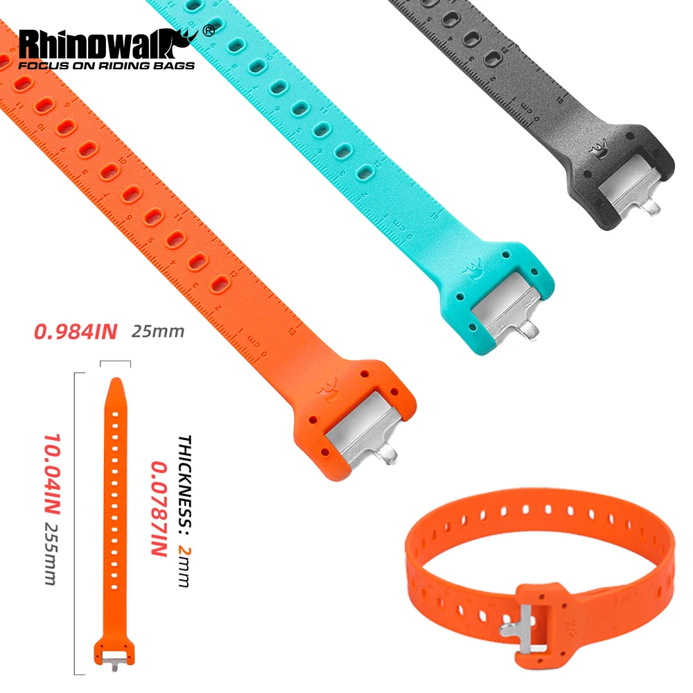 Rhinowalk Verstellbarer, einziehbarer Riemen, TPU, langlebig, Fahrradgepäck-Aufbewahrungsgurt, Outdoor, Reisen, Picknick, Gehen, stabile Riemen