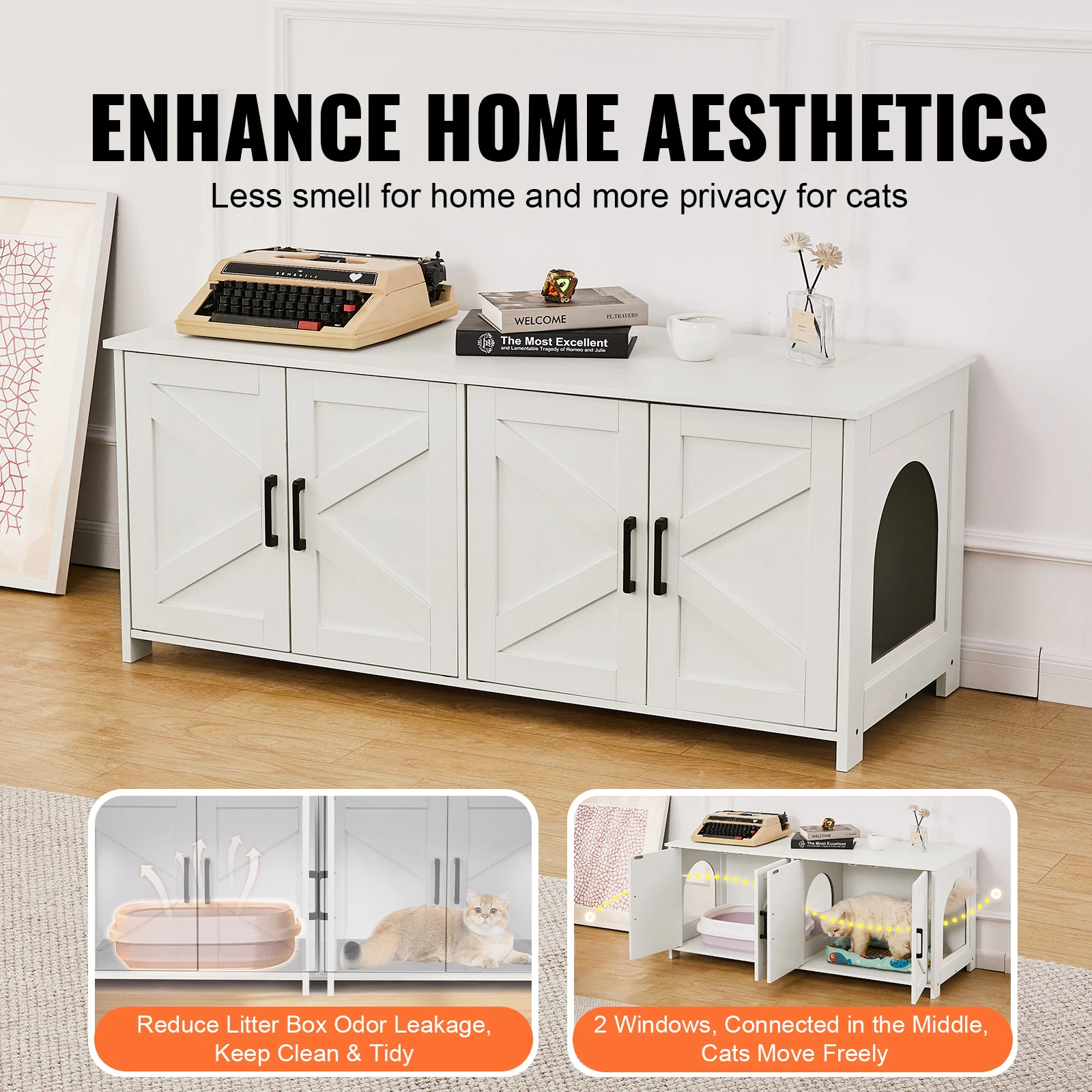 Hidden Litter Box Cabinet 2