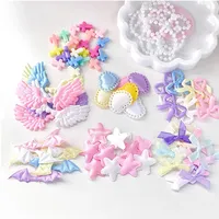 10pcs/pcak Bow Love Stars Packaging Material Card Cover DIY Decoration Ins Photocard Holder Material Accessories Gift 1