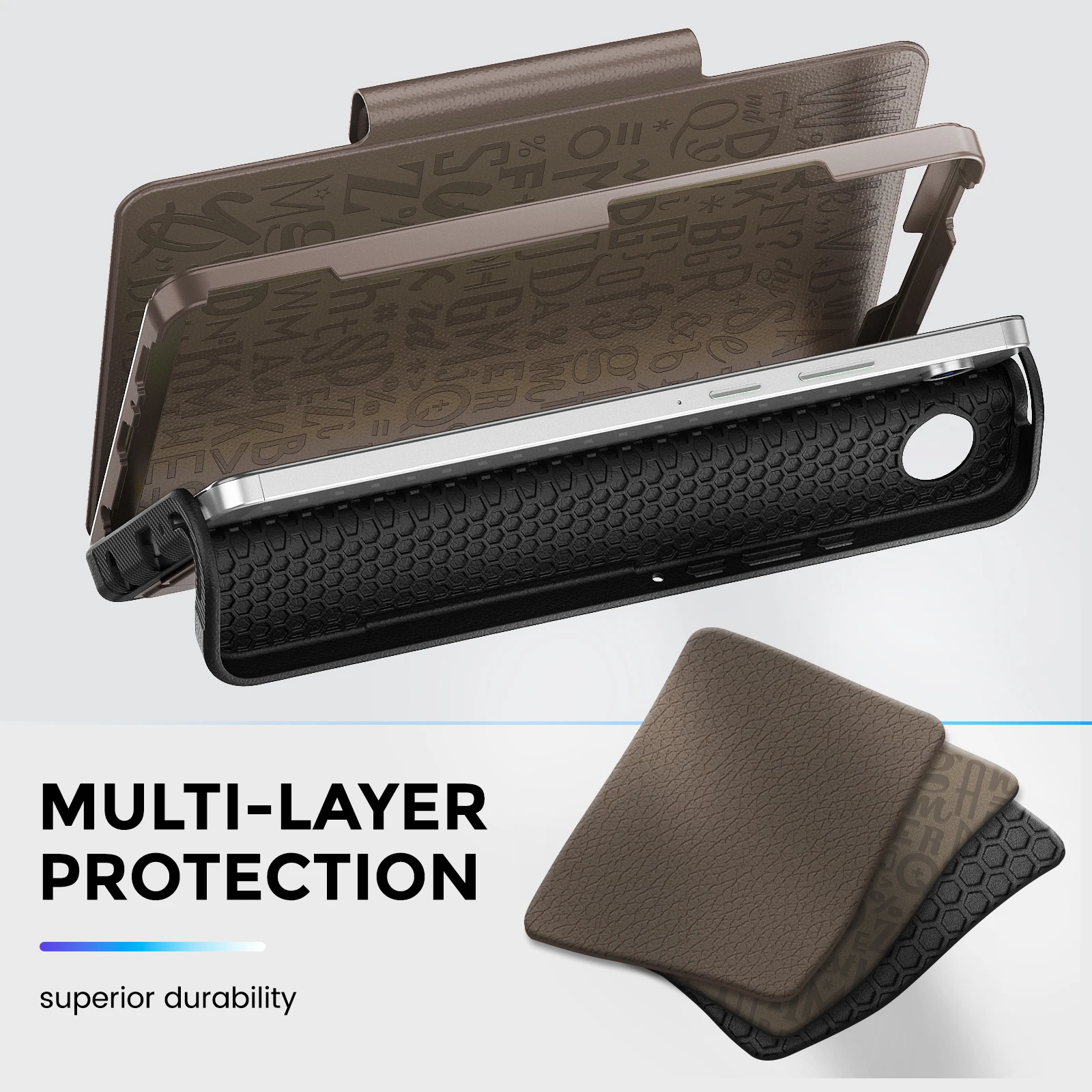 Rugged Shockproof Tablet Case with Multi-angle Stand and Magnetic Cover