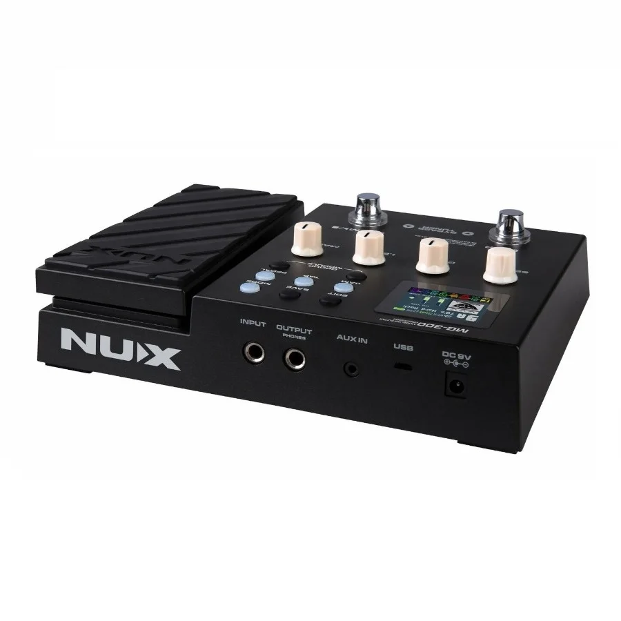11.11 NUX MG-300 Multi Effects Pedal TSAC-HD Pre-Effects,Amp Modeling  Guitar Processor,CORE-IMAGE Post-Effects,IR,56 drum beats