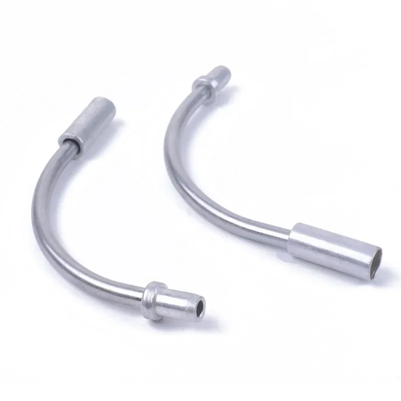 Bicycle V Brake Parts Aluminum Bend Tube Cable Guide Rubber Head Hose MTB Accessory