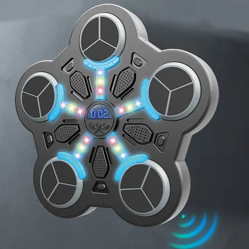 מכונת בוקס חכמה עם חיבור Bluetooth להפחתת רעש, מותקנת על הקיר, מטרה אלקטרונית עם כפפות בוקס