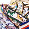 Horse Pattern Printed Scarves, Bag Scarves, Jewelry Women's Scarves Rome 2