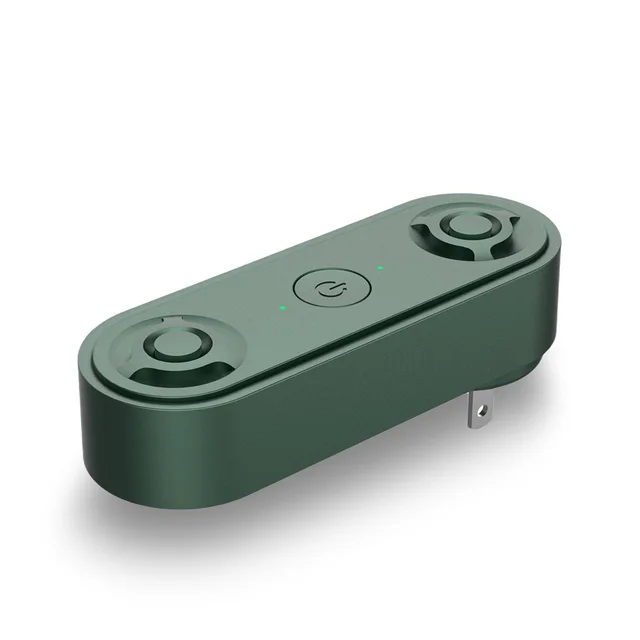 green EU Plug UK Plu