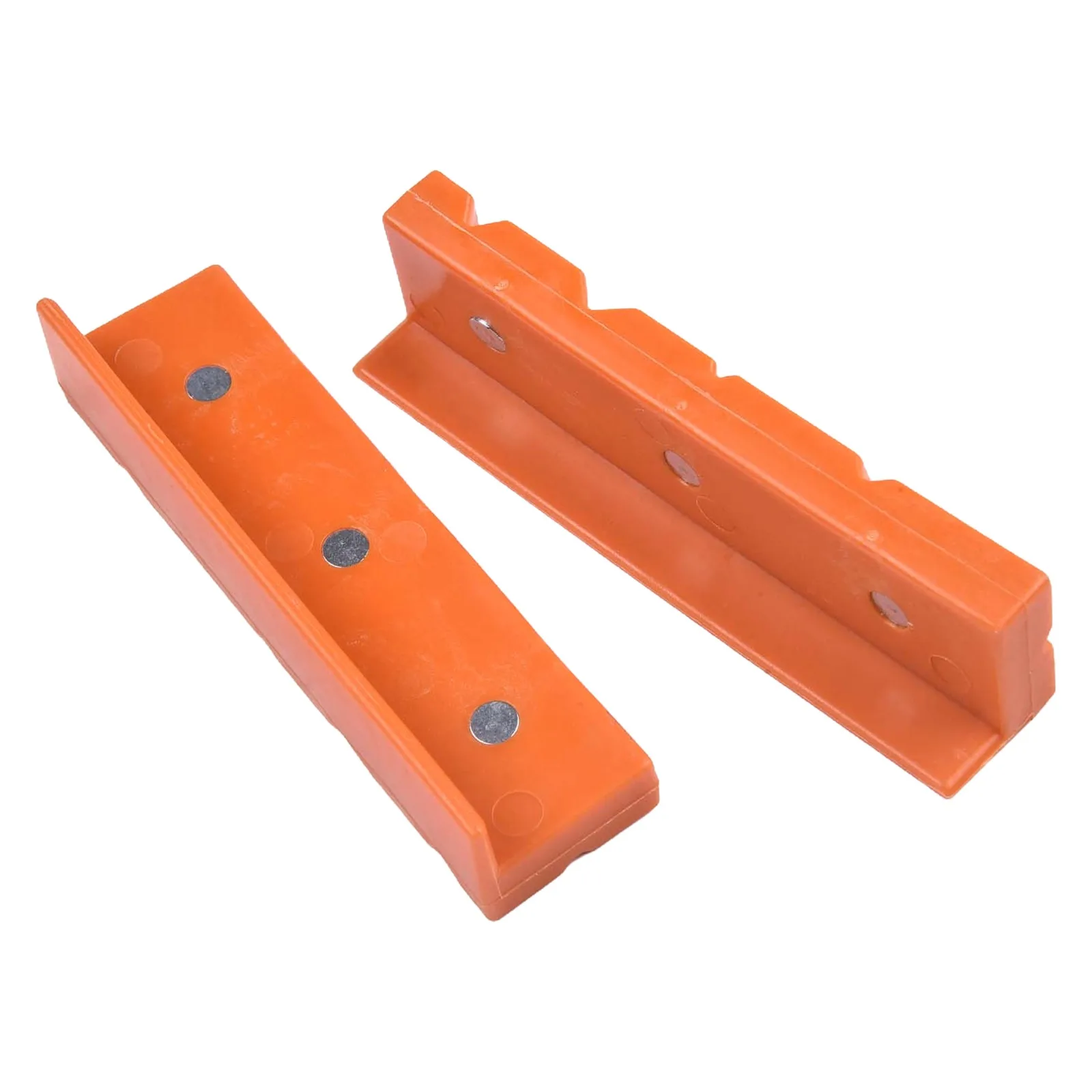 Table Vise Pliers Set Magnetic Soft Grip Padding Protective Cover Plastic Construction Kits 2pcs bench vise magnetic soft pad jaw magnetic vise pads
