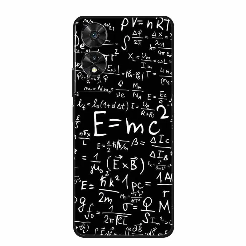 Black Geometric Silicone TPU Phone Case - Soft Back Cover Shield
