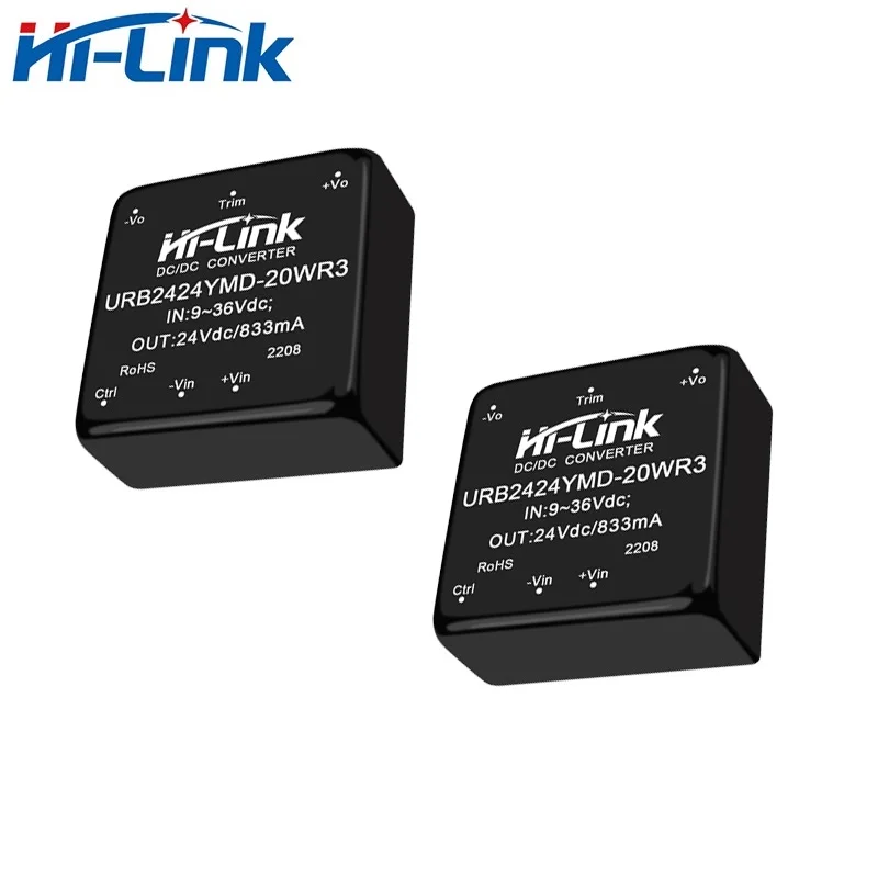 20W DC-DC Isolated Non-regulated Power Supply Module 24V to 5V 12V 24V URB2405YMD12YMD URB2424YMD 20WR3