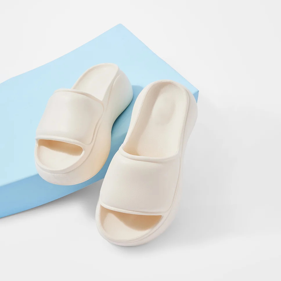 Summer Thick Sole EVA Slippers Women Indoor Outdoor Slides Lightweight Non Slip Bathroom Flip Flops 2024 2