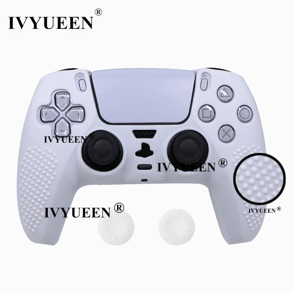 Studded Anti-Slip Protective Silicone Controller Skin with Thumb Grips