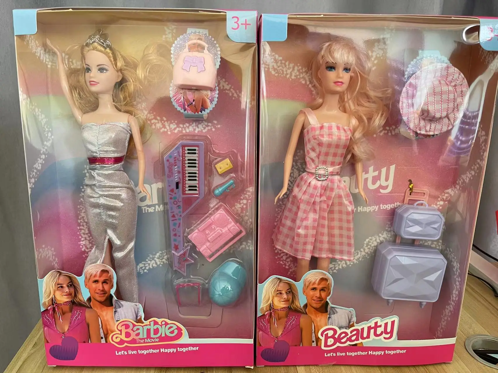 Barbie Dress-Up Cartoon Doll Gonna A Sirena Abito A Rete Multistrato Principessa Cute Doll Girl Holiday Birthday Gift Toy