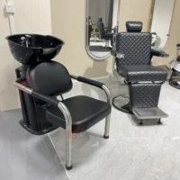Shampoo chairs plastic Shampoo Bowl Sink Hair Salon Washing Chair Backwash Shampoo Unit chair 1