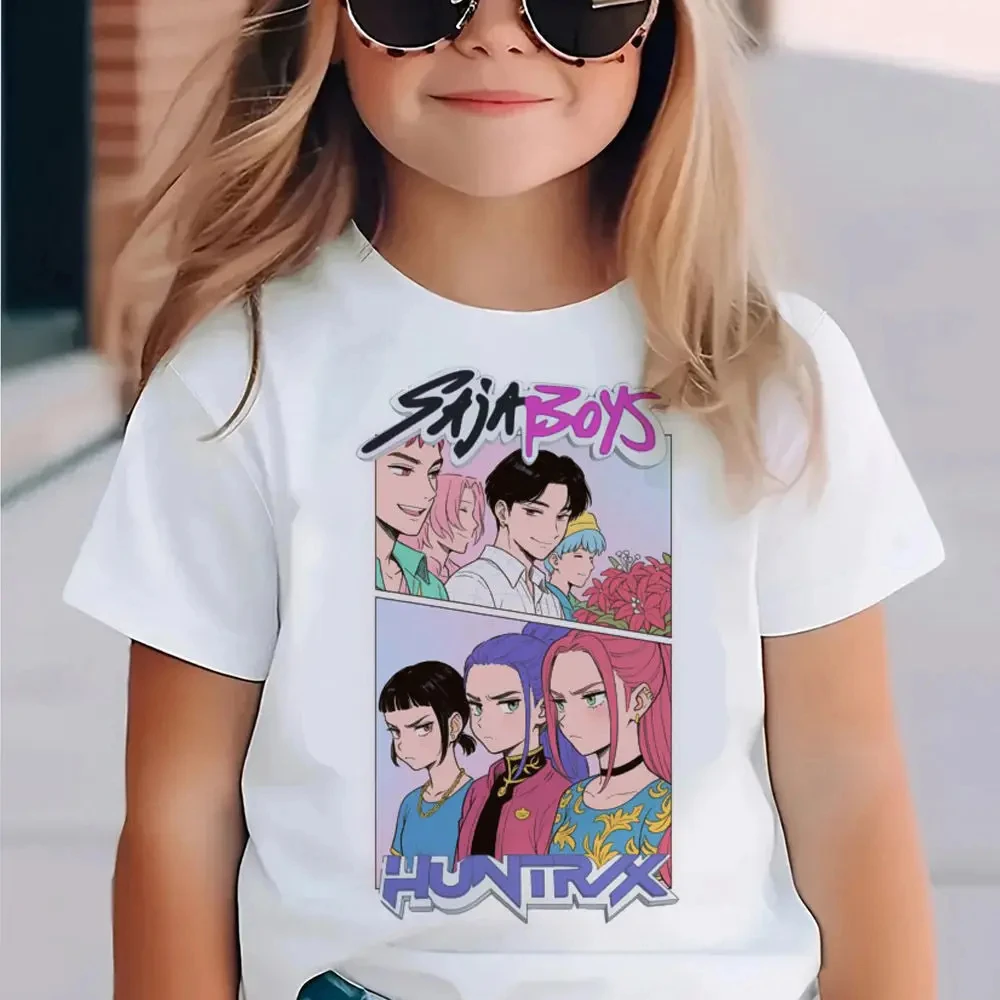 تي شيرت مطبوع عليه رسوم متحركة Kpop لافتة للنظر بن...