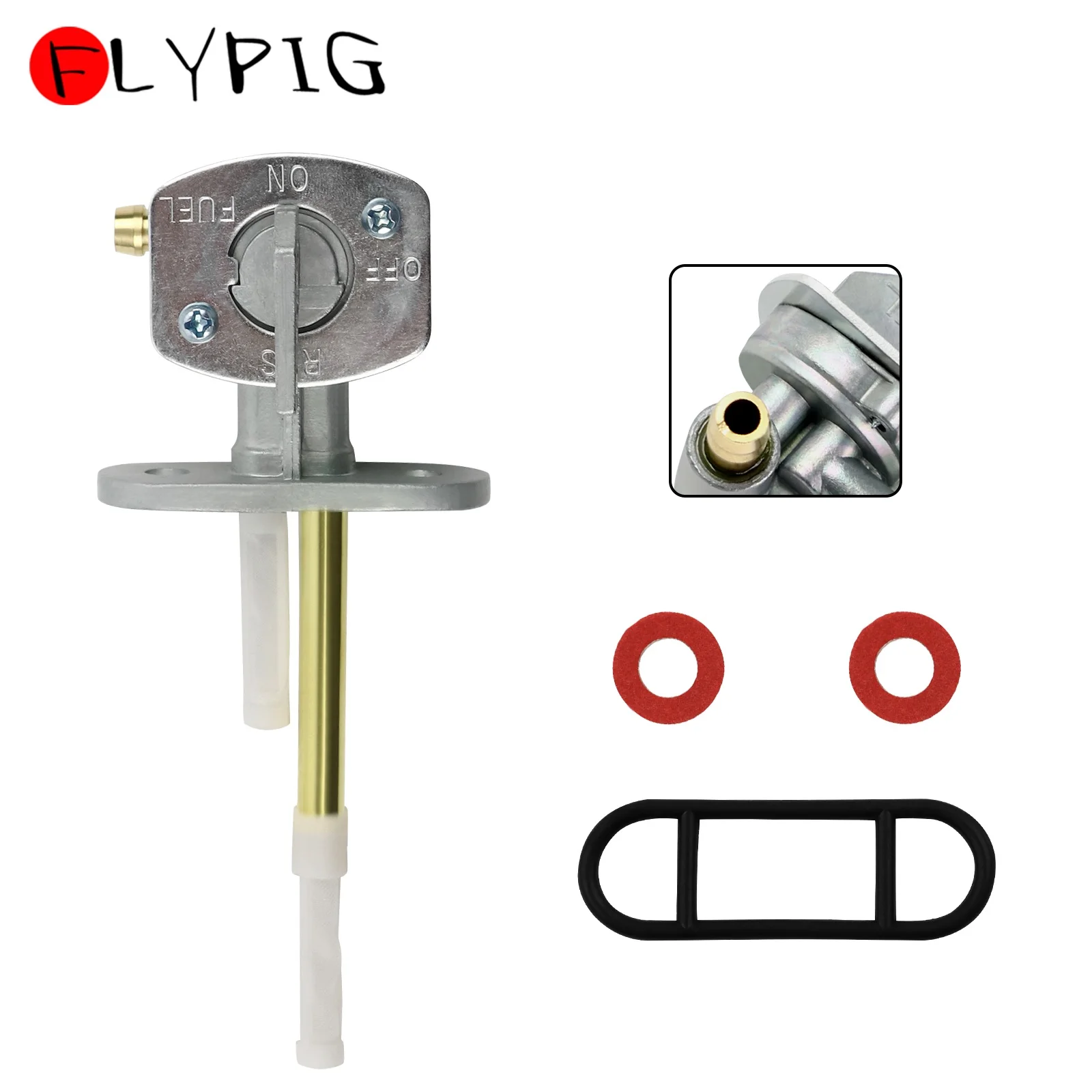 Motorcycle Fuel Petcock Valve for Honda XR50 CRF50 Yamaha FZR600 600R
