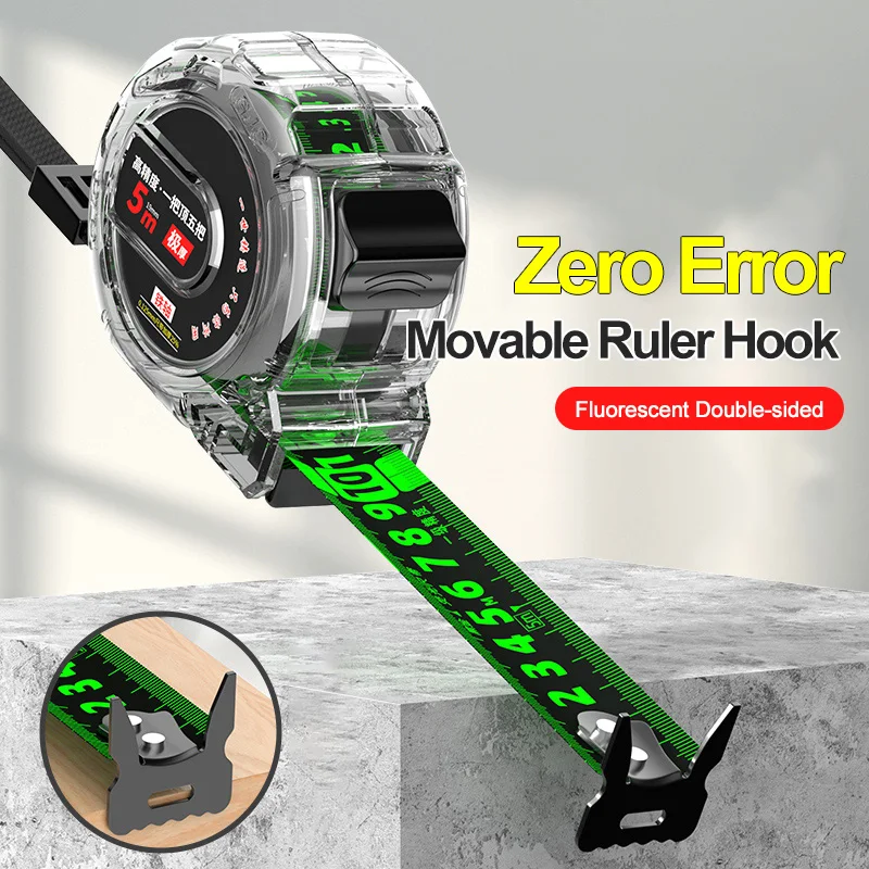 

High-grade Stainless Steel Tape Measure Nylon Waterproof Wear-resistant Steel Tape Measure High-precision Measuring Steel Tape