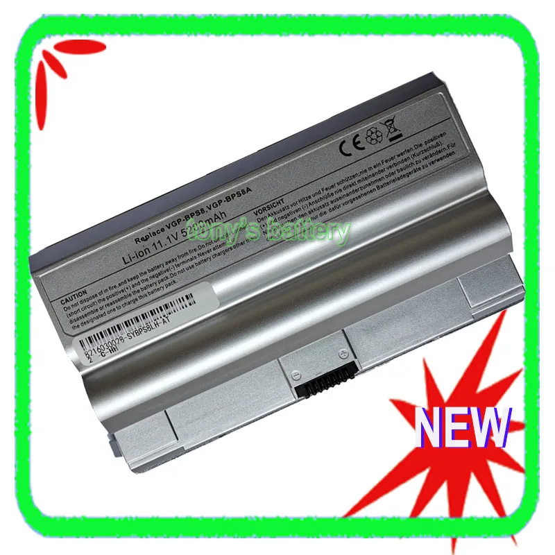 

New VGP-BPS8 BPS8A Battery For Sony Vaio VGN-FZ240E FZ140E PCG-394L VGC-LB15 LJ91S VGN-FZ20 VGN-FZ25 FZ18 FZ35 VGP-BPL8 BPS8B