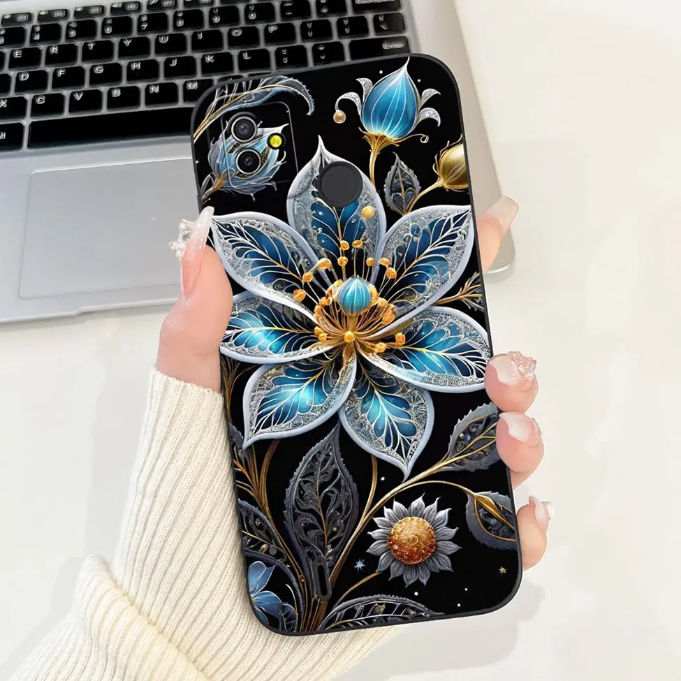 Silicone Cute Fashion Butterfly Flower Love Painted Phone Case