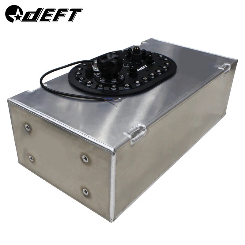 DEFT 오프로드 차량 레이싱 드리프트 연료 탱크, 알루미늄 연료 탱크, 30L 플라스틱 커버, 센서 포함
