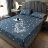 100% Waterproof Mattress Covers Protector Adjustable Non-slip Bed Fitted Sheet With Elastic Band for  90/150/180x200 1