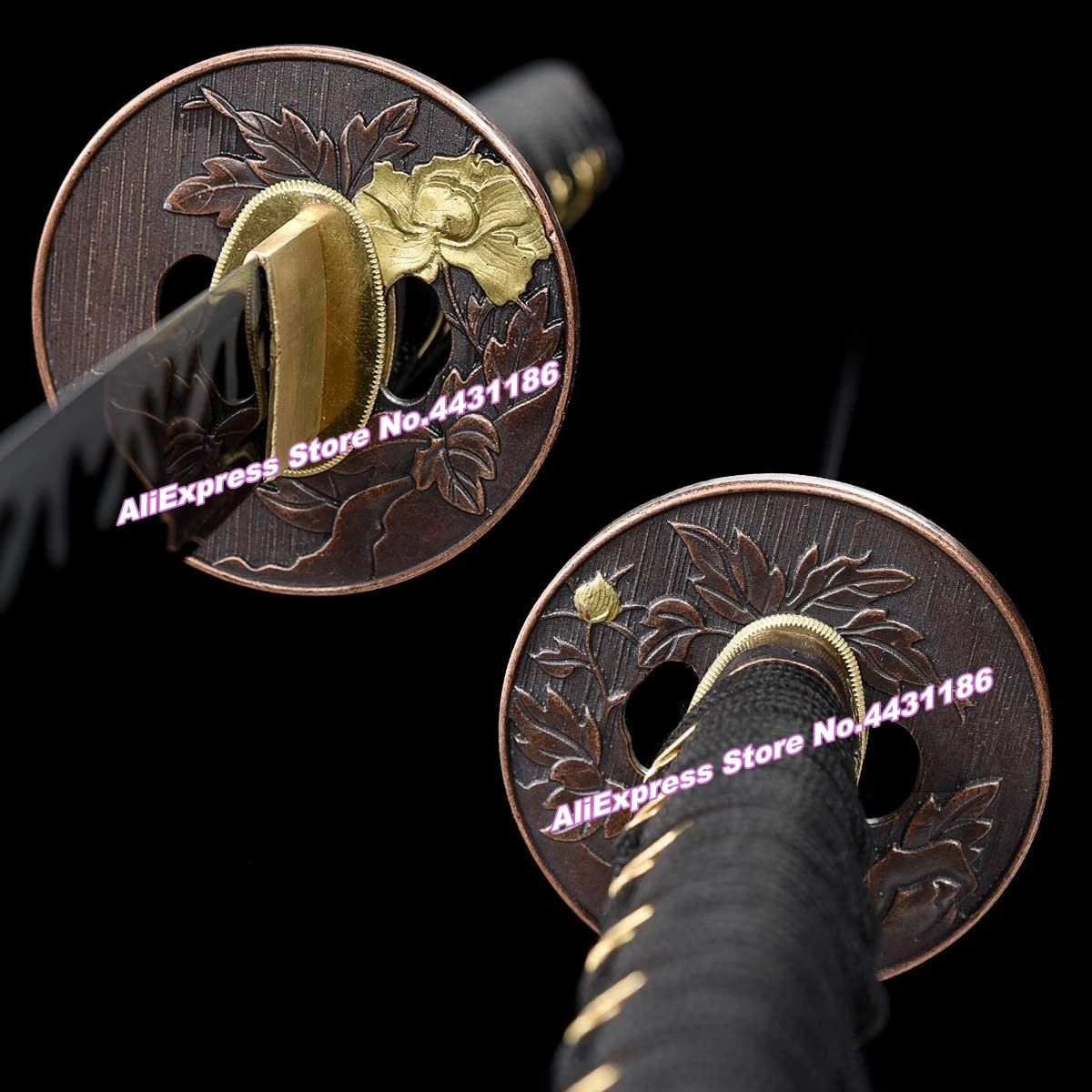 Japanese Swords and Sword Fittings 刀装具 Sword Fitting Accessories Hualee Wood Saya Sets for Japanese