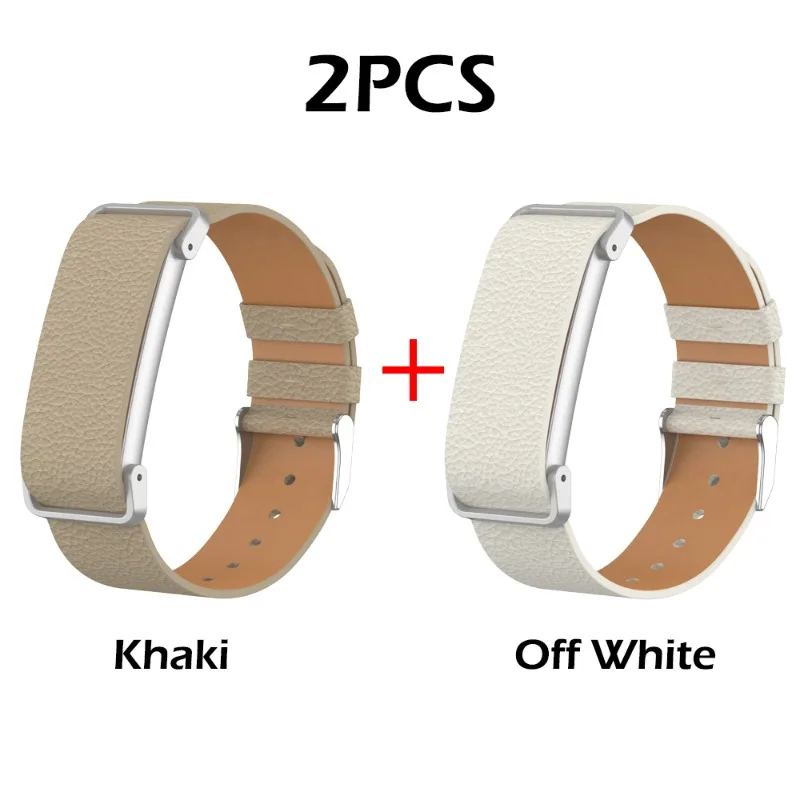 Premium Litchi Grain Leather Watch Strap with Metal Frame - Durable & Breathable