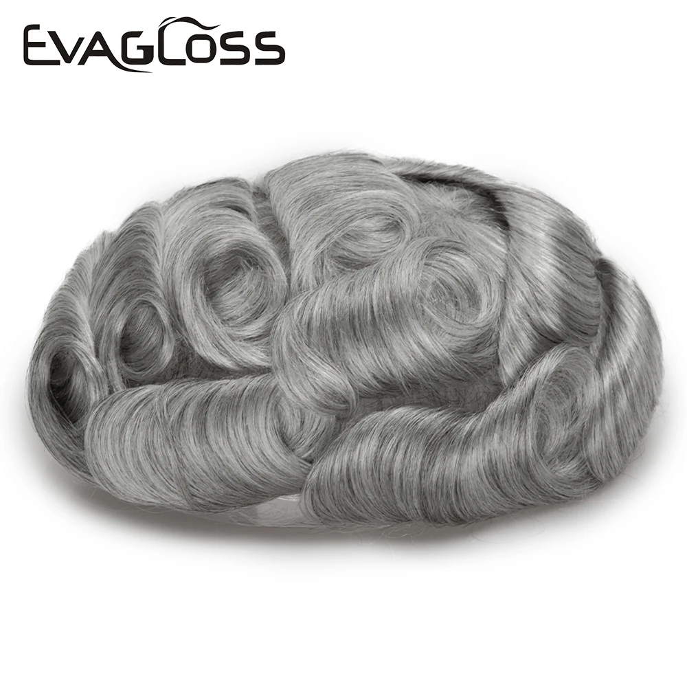 Human Hair Toupee Australia Toupee Men Lace PU Base Wig Men Male Hair Prosthesis Breathable Man Wig Capillary Prosthesis Replacement System