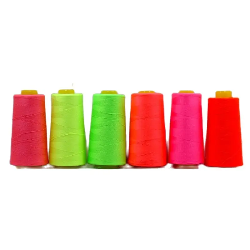 6pcsFluorescentThread40s23000HighQualitySewingThreadYardHigh