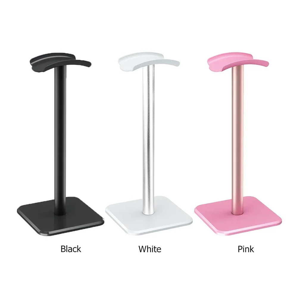 Headphone Holder Rack Aluminium Alloy Headset Support Stand Space Saving Desktop Organizer Display Vertical Bracket Hanger