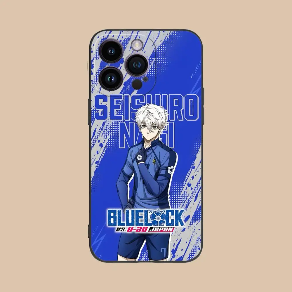 Vibrant Blue Lock Nagi Seishiro Phone Case - Colorful & Stylish Protective Cover
