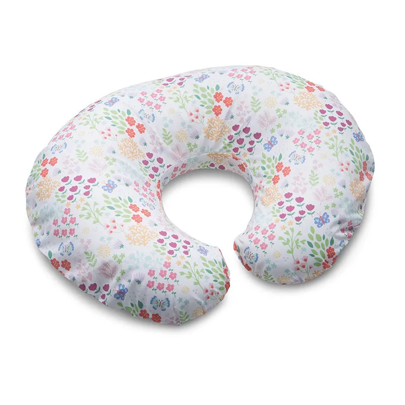 Infant U-shaped Nursing Pillowcase Learn Sit Pillow Coat for Newborn Removable Printed Neck Protection Pillowcase Baby Bedding