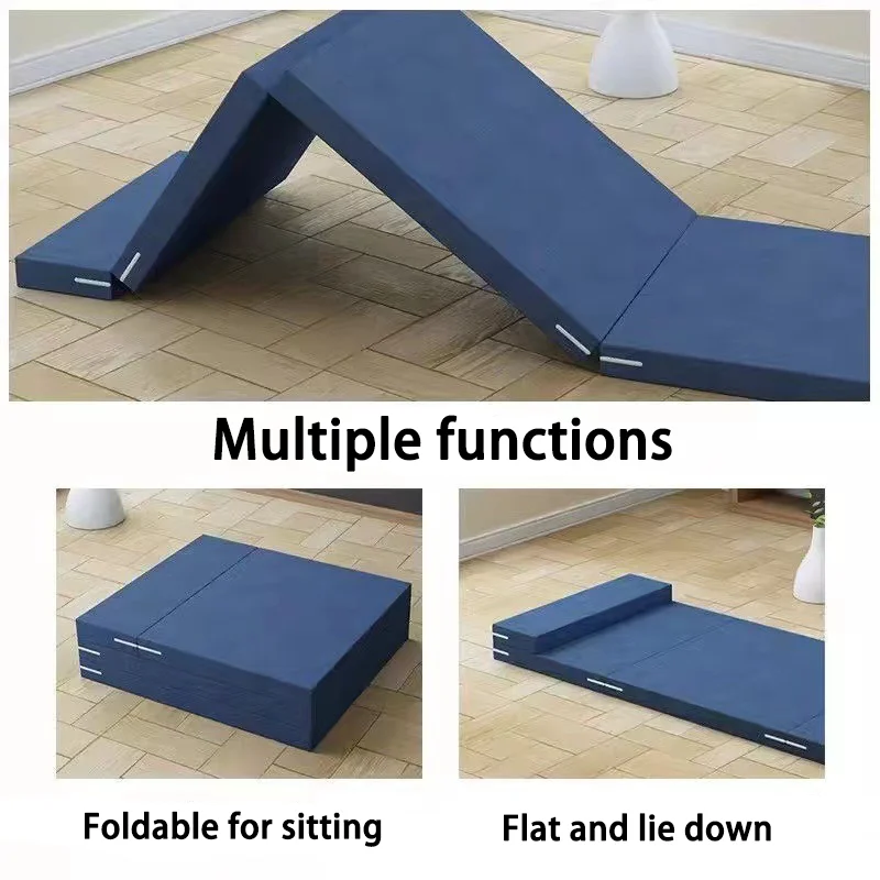 Car Sleeping Mattress Folding Camping Bed Travel Sleeping Pad Office Rest Mat Car Rear Extension Board