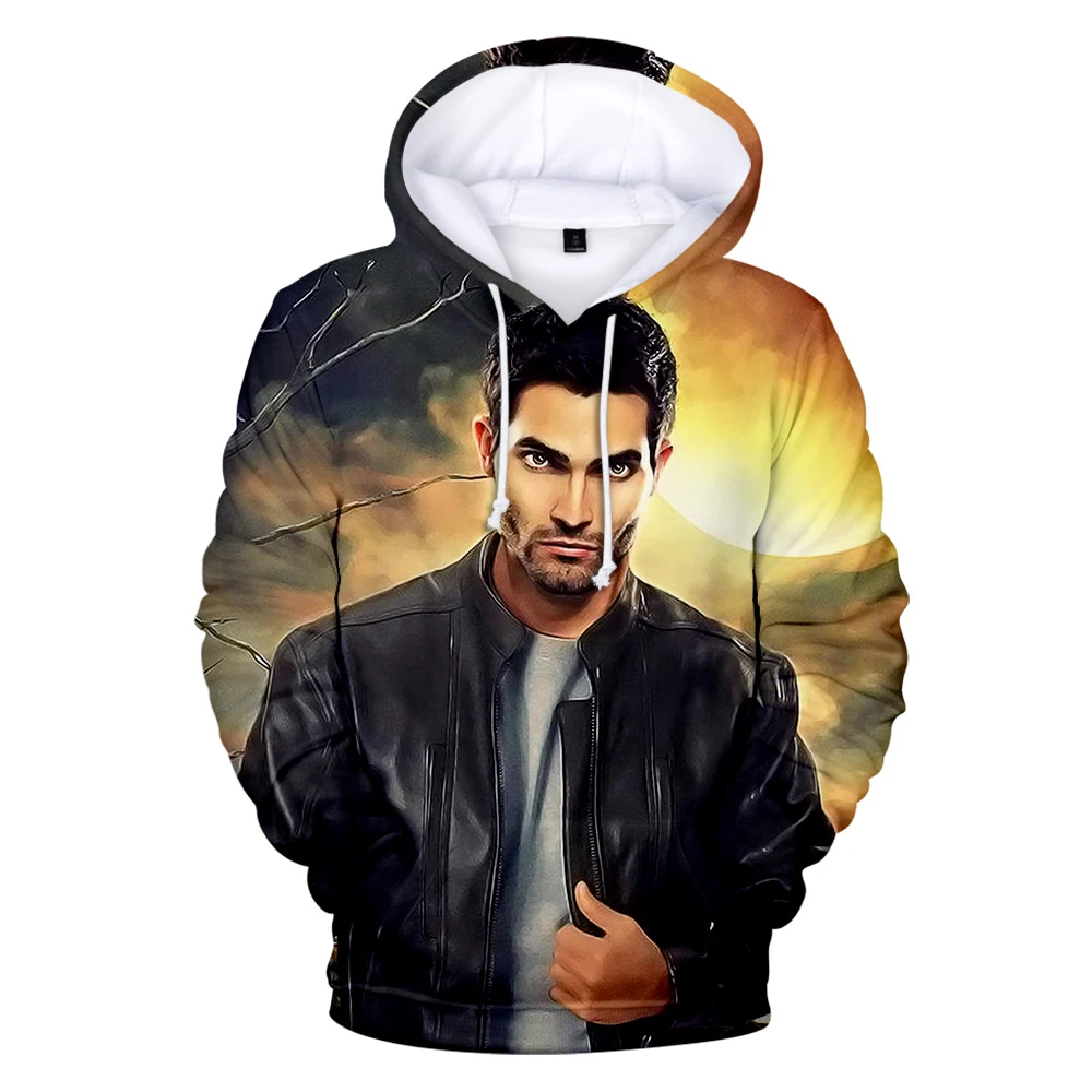 

2023 Teen Wolf Derek Hale 3d Hoodies Men's Clothing Harajuku Style Derek Hale Hoodies Mens Sweatshirt Casual Oversized Hoodies