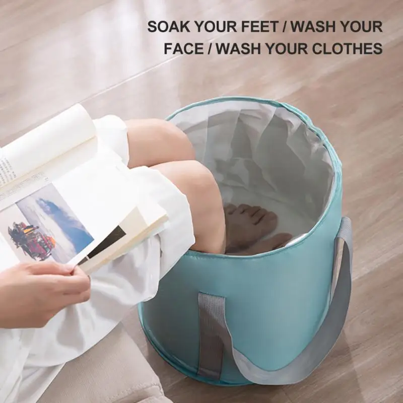 Foot bath bucket portable ice bath tub foldable for outdoor travel